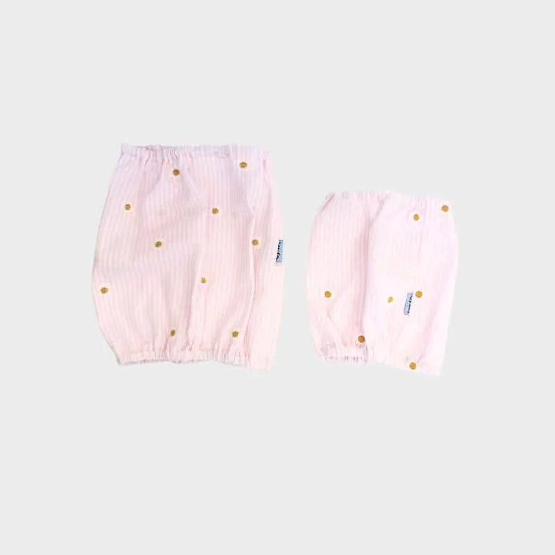 SNOOD POUR CHIEN EN COTON - SEERSUCKER DAISY ROSE