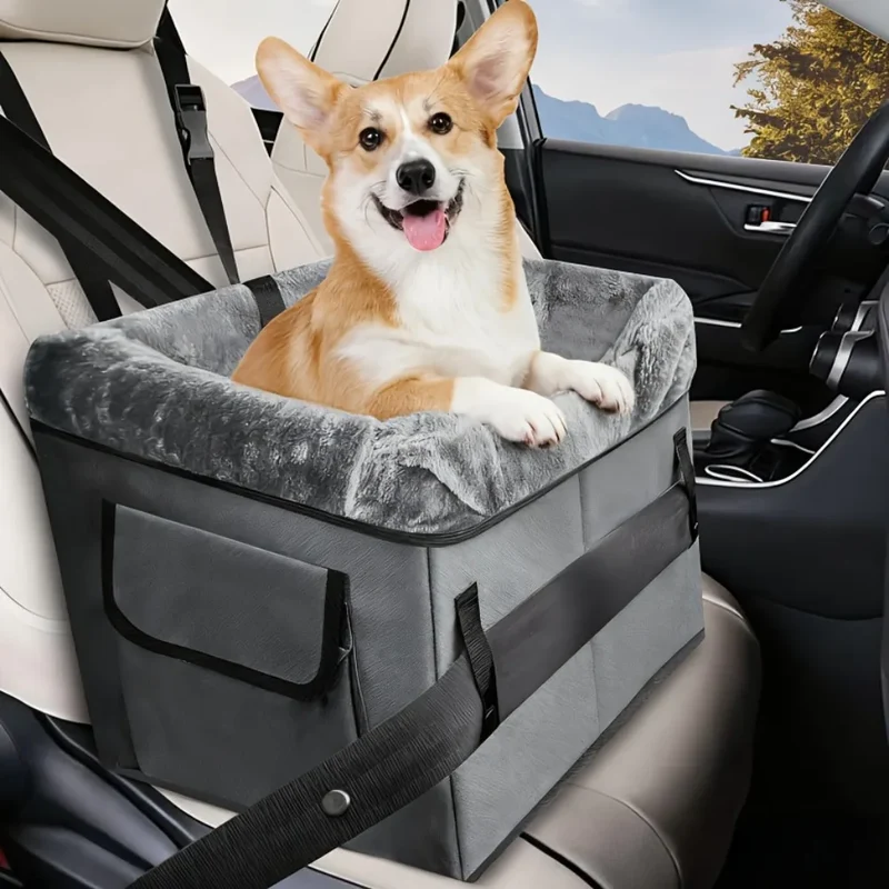 Siège Auto Rehausseur Voiture pour Petit Chien 9 kg