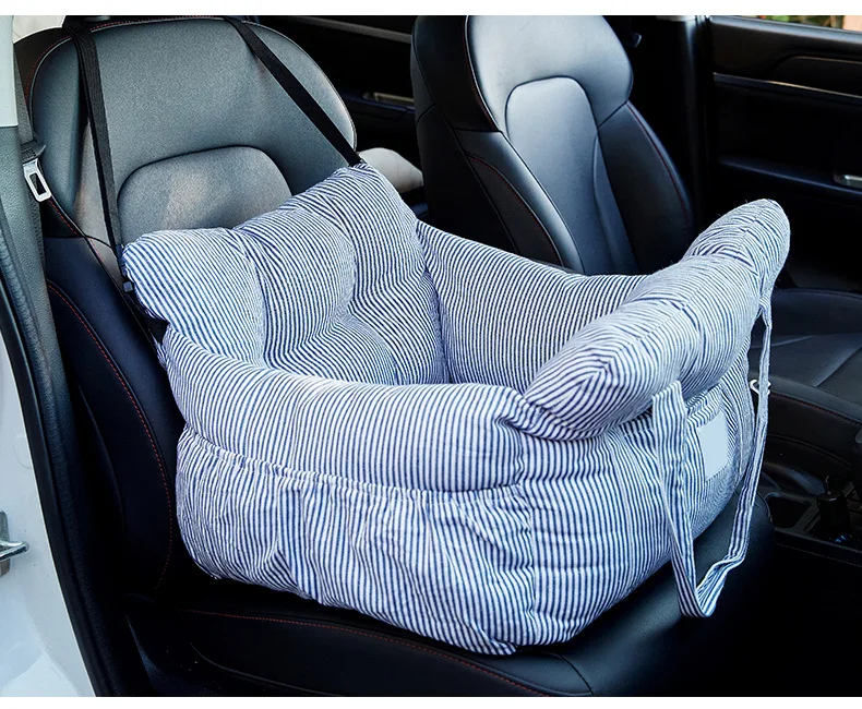 Siège Auto pour Chien Ceinture de Sécurité 70x60x33 cm