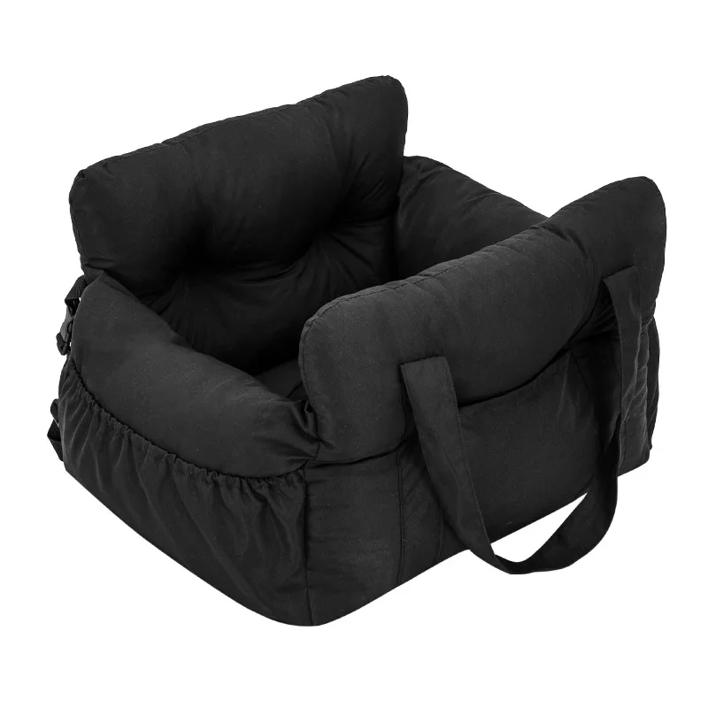 Siège Auto pour Chien Ceinture de Sécurité 70x60x33 cm