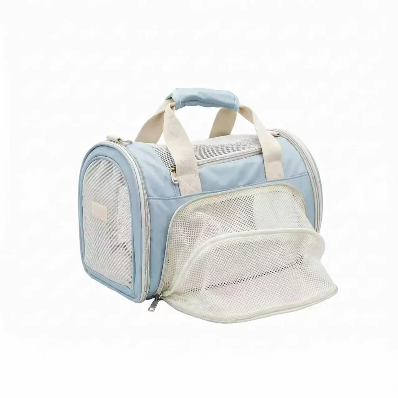 Sac de Transport Chien Chat Bleu Ciel Aéré