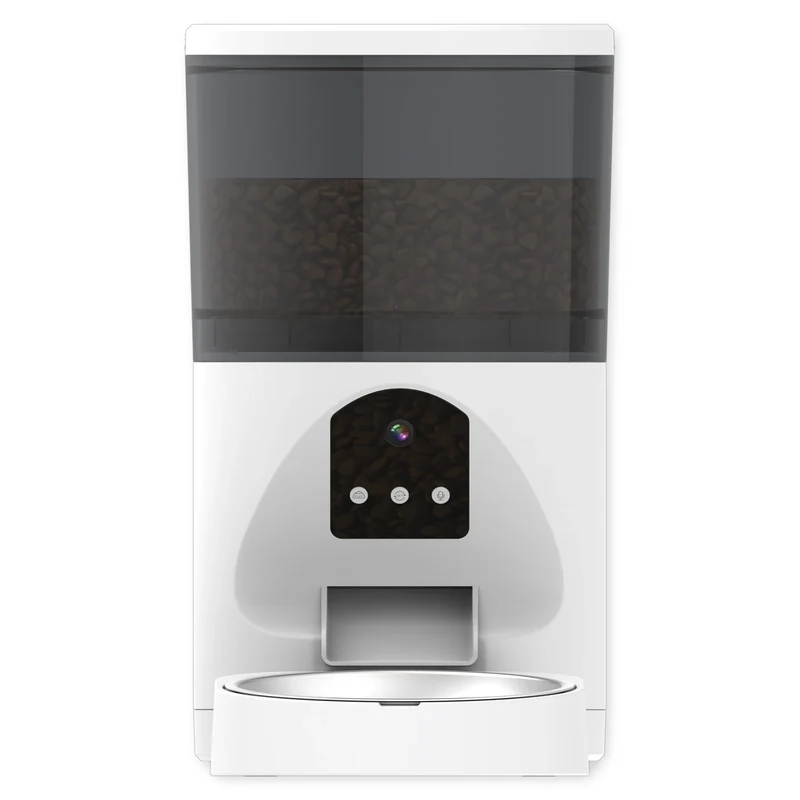 Distributeur de Croquettes 6 L Caméra HD Audio Bidirectionnel