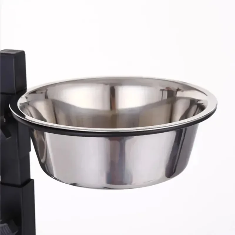 Gamelle Surélevée Réglable Double Bol Inox sur Pied