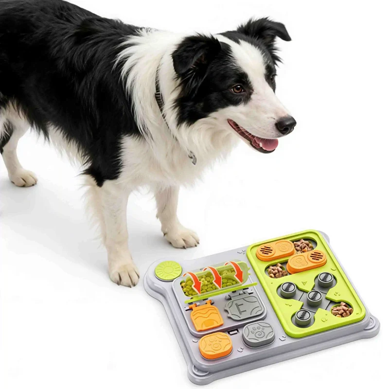 Jouet Puzzle Chien Niveau 2 Plateau Rectangulaire Friandises