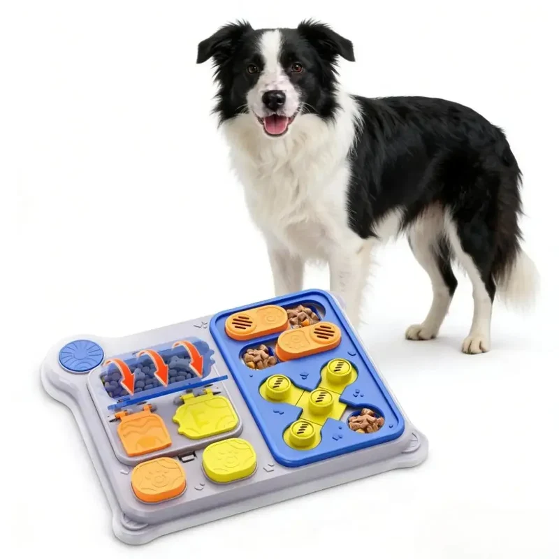 Jouet Interactif pour Chien Plateau Puzzle à Friandises