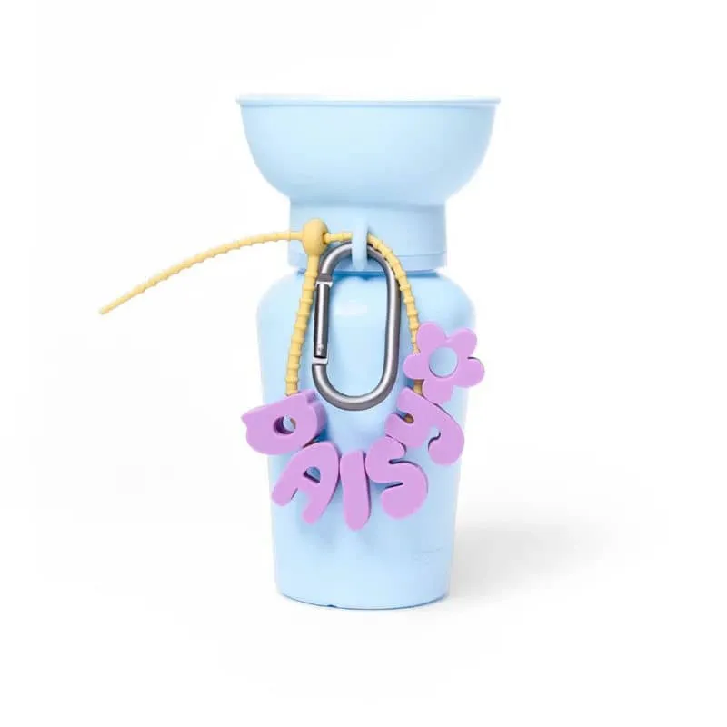 CHARMS SILICONE POUR PERSONNALISER ACCESSOIRE CHIEN - ALPHABET LILAS & JAUNE