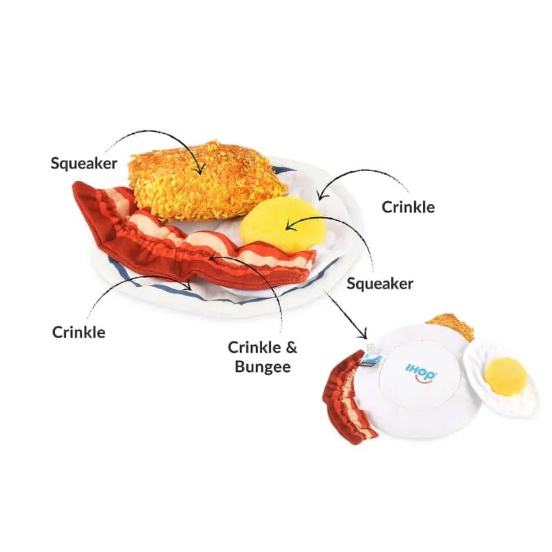 PELUCHE POUR CHIEN PLAY x IHOP - ENGLISH BREAKFAST 🥓