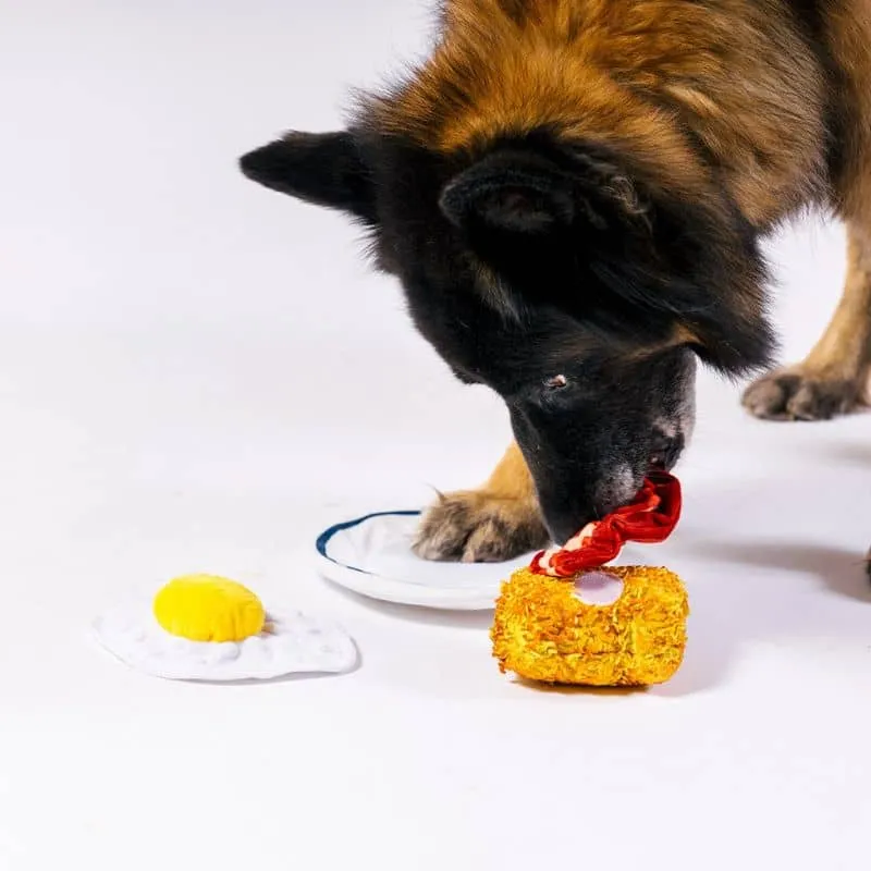 PELUCHE POUR CHIEN PLAY x IHOP - ENGLISH BREAKFAST 🥓