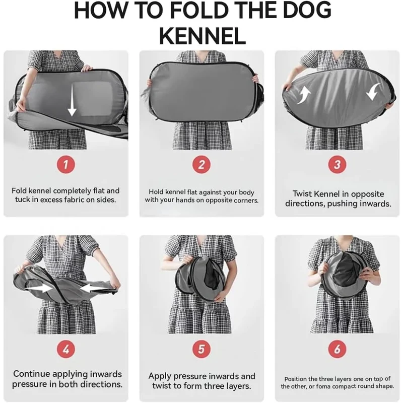 Caisse Pliable pour Chien Coffre de Voiture 92 cm