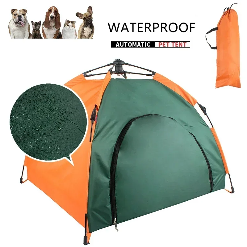 Tente pour Chien Automatique Étanche Niche Pliable de Camping