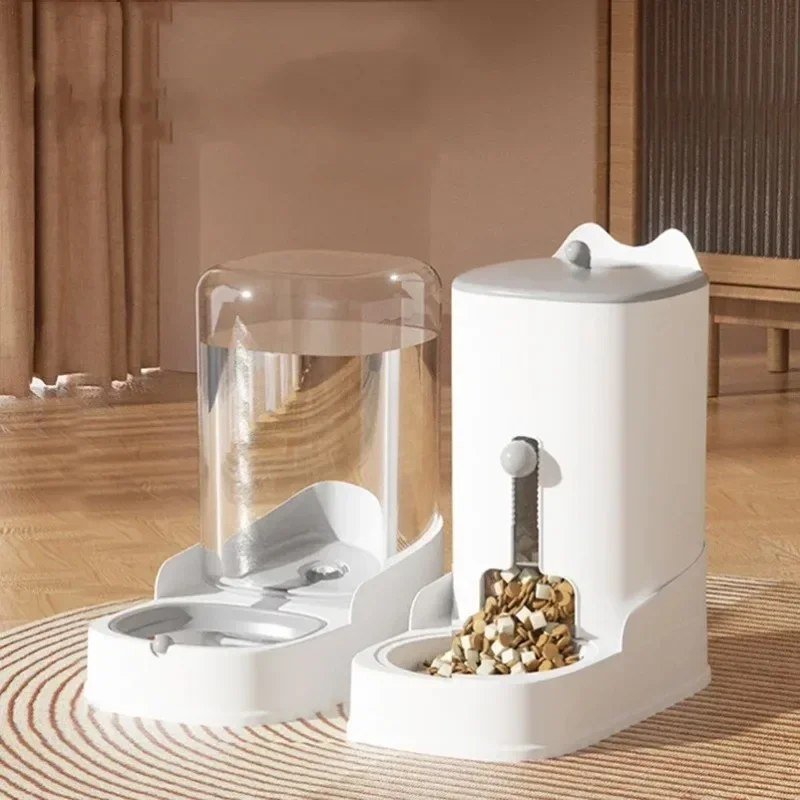 Distributeur Eau et Croquettes Chien Gravité Petit Chien 4,4 L