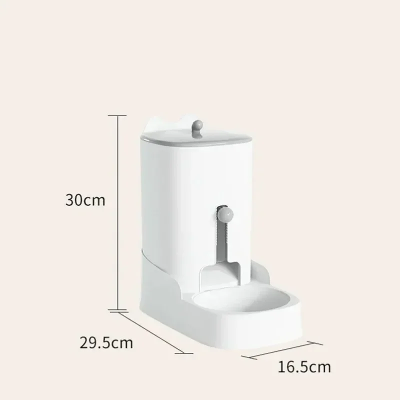 Distributeur Eau et Croquettes Chien Gravité Petit Chien 4,4 L