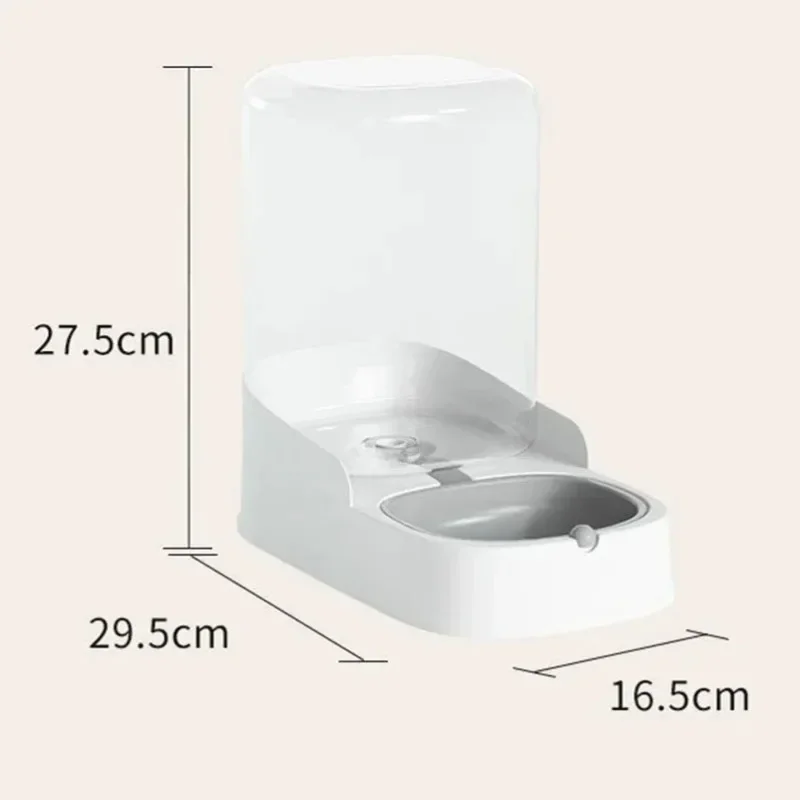 Distributeur Eau et Croquettes Chien Gravité Petit Chien 4,4 L