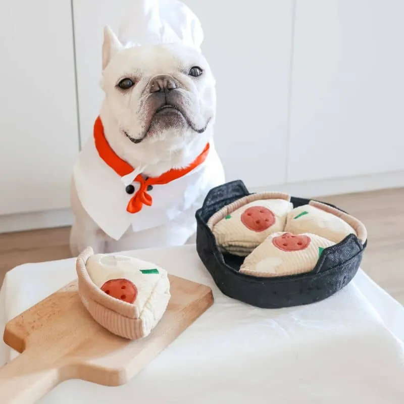 JEU D’OCCUPATION ET DE FOUILLE POUR CHIEN - PIZZA "DEEP DISH PIZZA" 🍕