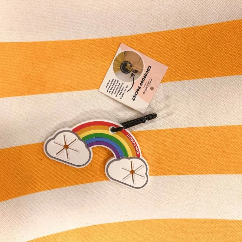 DOUBLE ACCROCHE SAC À DÉJECTION - ARC-EN-CIEL 🌈