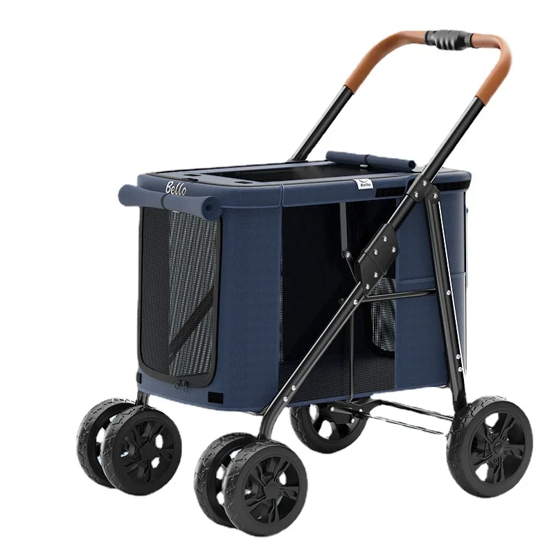 Chariot de Promenade Pliable Gros Chien 30 kg