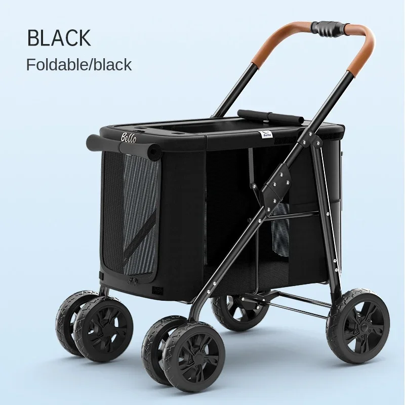 Chariot de Promenade Pliable Gros Chien 30 kg
