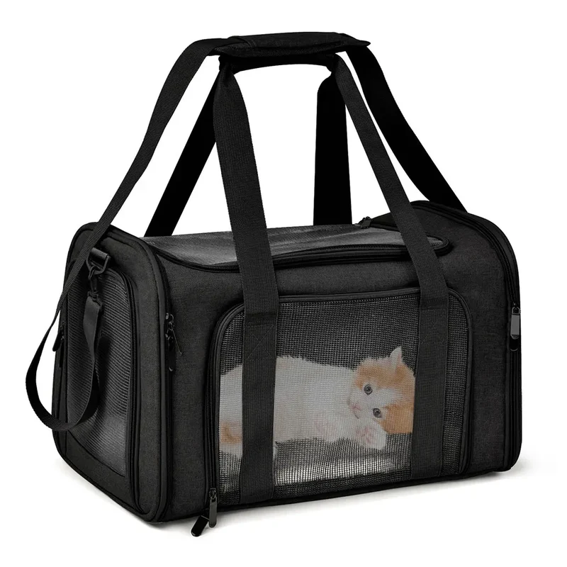Sac de Transport Chien Souple Bandoulière Petit Chien Chat