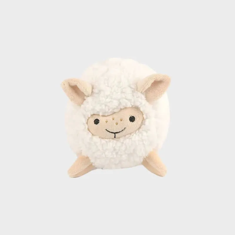 PELUCHE AVEC BALLE PICOTS POUR CHIEN - MOUTON 🐑
