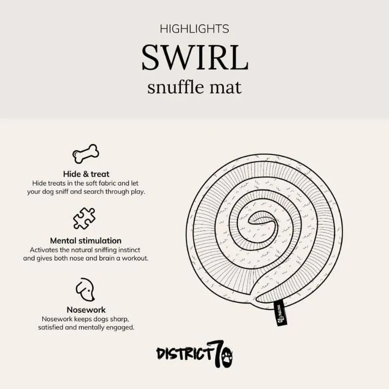 JEU D’OCCUPATION ET DE FOUILLE POUR CHIEN - SWIRL (3 COULEURS DISPO)