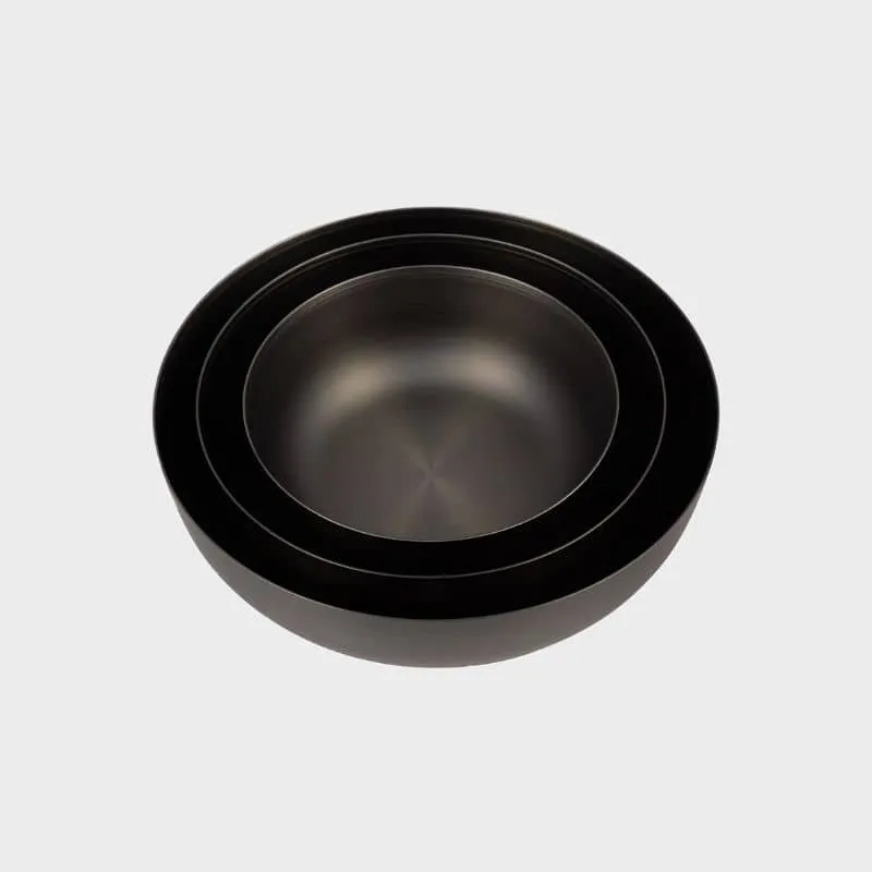 GAMELLE POUR CHIEN EN INOX - ANTHRACITE (3 TAILLES DISPO)