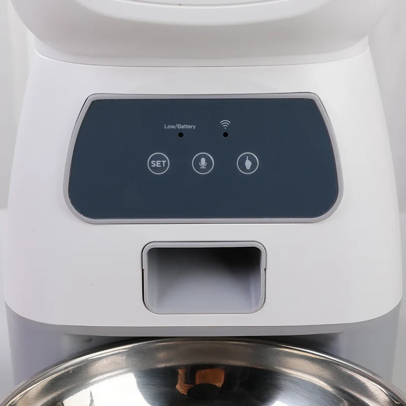 Distributeur de Croquettes WiFi 3,5 L Enregistreur Vocal