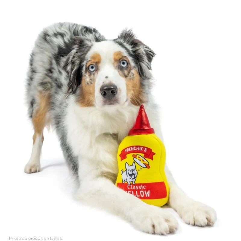 PELUCHE POUR CHIEN - MOUTARDE