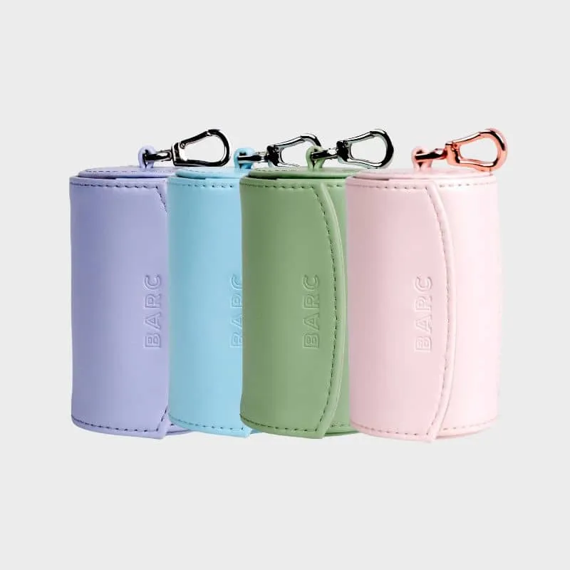 DISTRIBUTEUR DE SACS À DÉJECTION POUR CHIEN EN CUIR VEGAN - 4 COULEURS DISPO