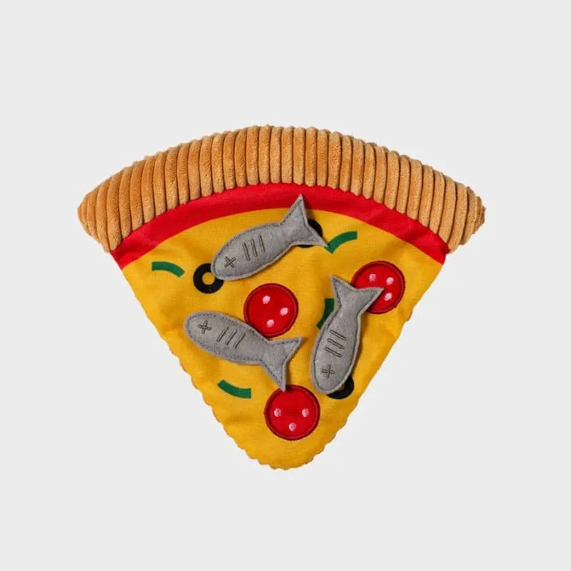 JOUET POUR CHAT À L’HERBE À CHAT - PIZZA AUX ANCHOIS 🍕