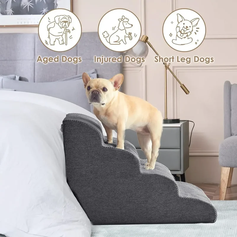 Escalier pour Chien Lavable 6 Tailles 30-50 cm Intérieur