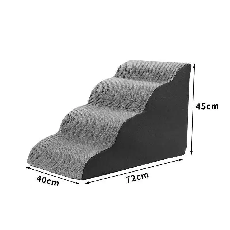 Escalier pour Chien Mousse Haute Densité Pente Douce Lit Haut