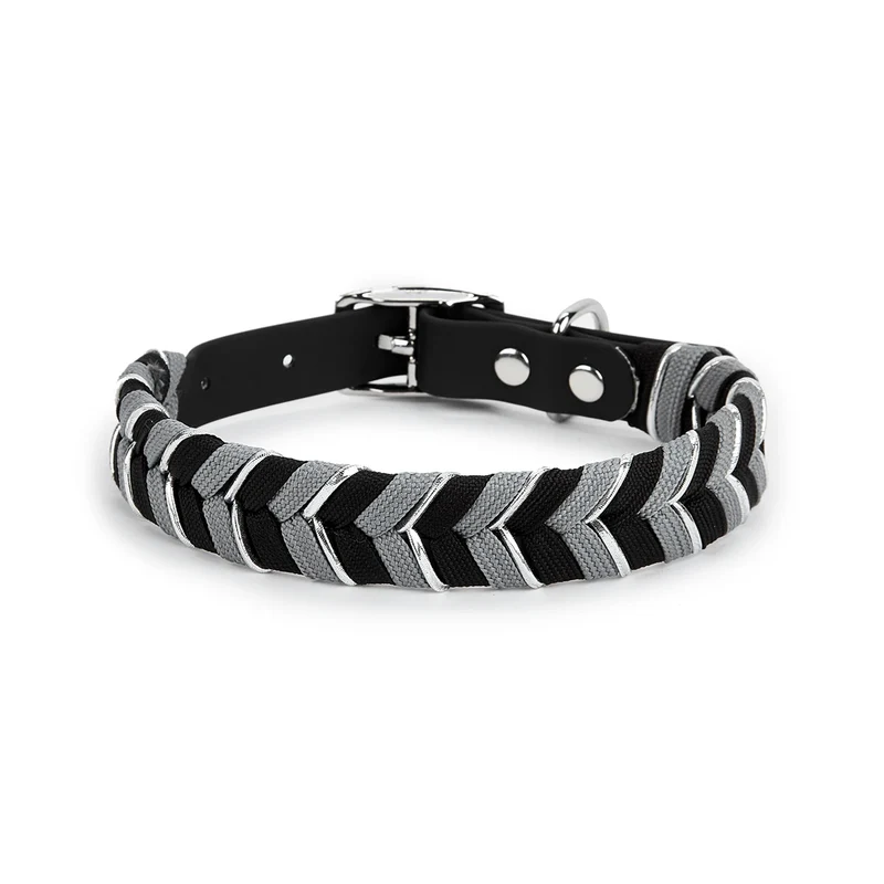 Collier Tressé Coloré Fait Main pour Grand Chien