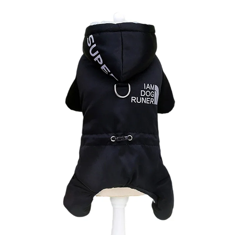 Combinaison Imperméable Hiver 4 Pattes Chien Capuche