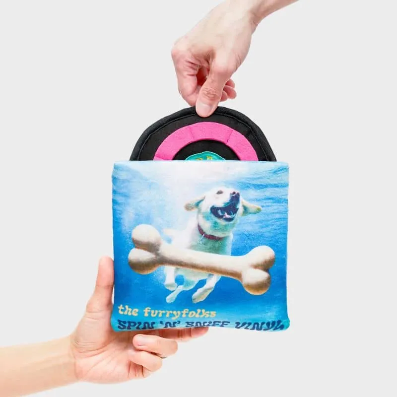 JEU D’OCCUPATION ET DE FOUILLE POUR CHIEN - DISQUE VINYL 🎶