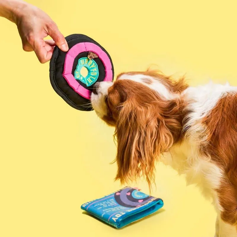 JEU D’OCCUPATION ET DE FOUILLE POUR CHIEN - DISQUE VINYL 🎶
