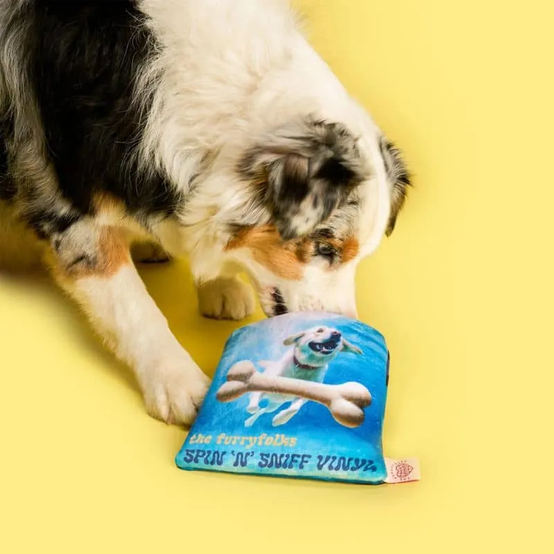 JEU D’OCCUPATION ET DE FOUILLE POUR CHIEN - DISQUE VINYL 🎶