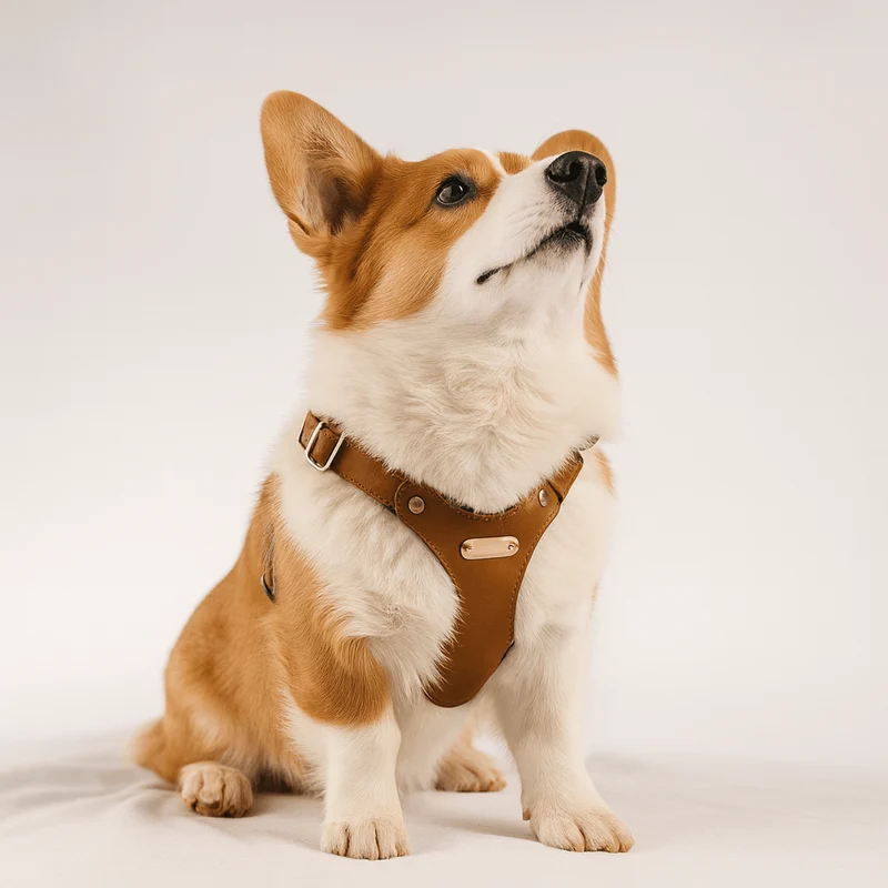 Harnais Cuir Confort Petit Chien