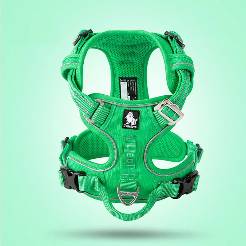 Harnais Anti-Traction Chien Clip Avant Réfléchissant 12 Coloris