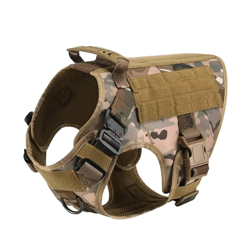 Harnais Tactique Chien Set Complet avec Pochettes Molle