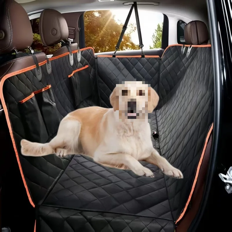 Hamac Voiture pour Chien Zippé 128 x 65 cm avec Poches