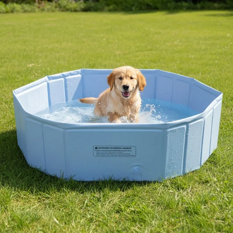Piscine pour Chien Pliable Haute 70 x 47 x 23 cm