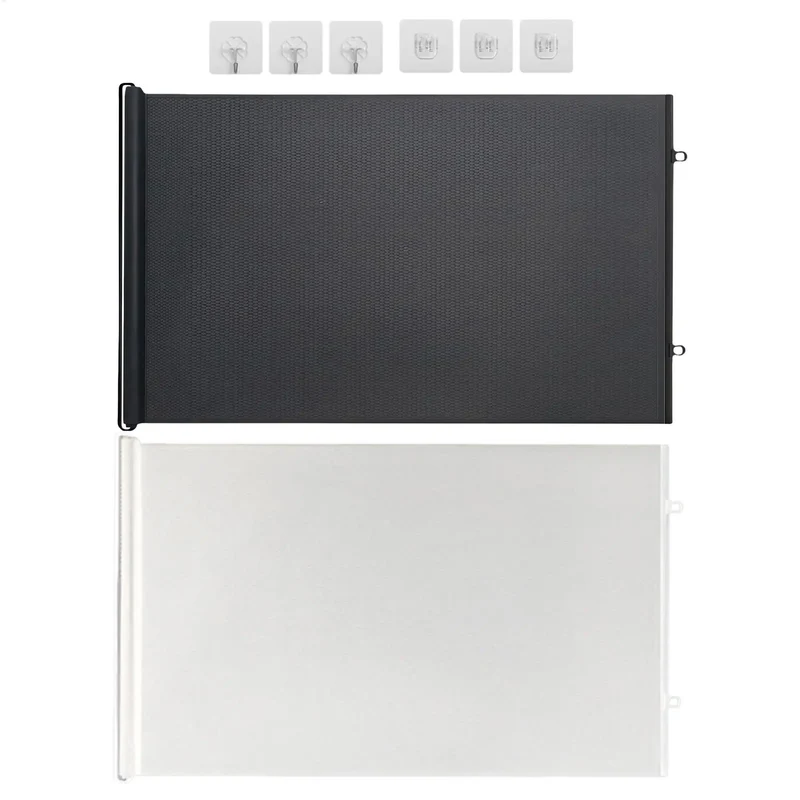 Barrière Chien Intérieur Rétractable Sans Outil Noire ou Blanche