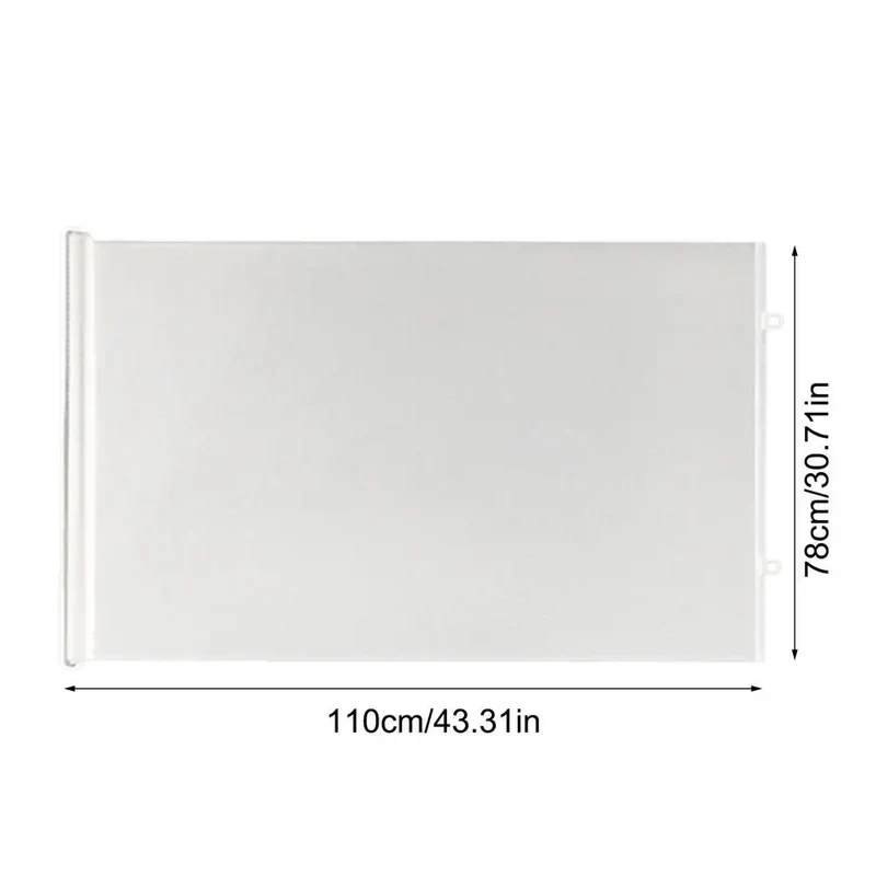 Barrière Chien Intérieur Rétractable Sans Outil Noire ou Blanche