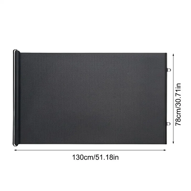 Barrière Chien Intérieur Rétractable Sans Outil Noire ou Blanche
