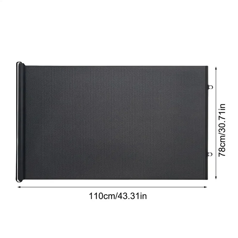 Barrière Chien Intérieur Rétractable Sans Outil Noire ou Blanche