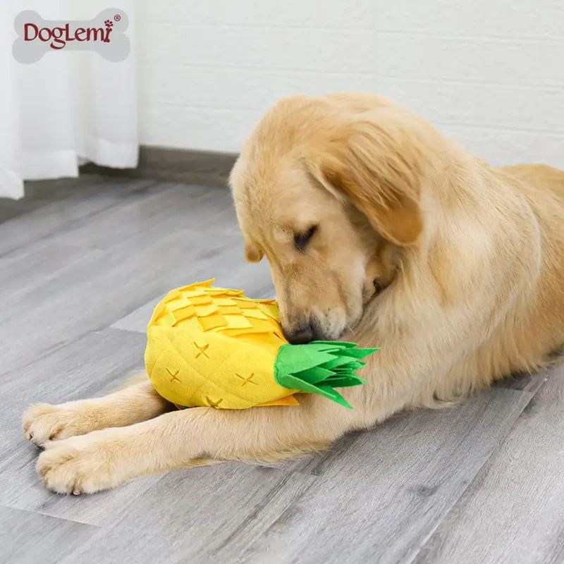 Tapis de Fouille Ananas Anti-Stress pour Gros Chien