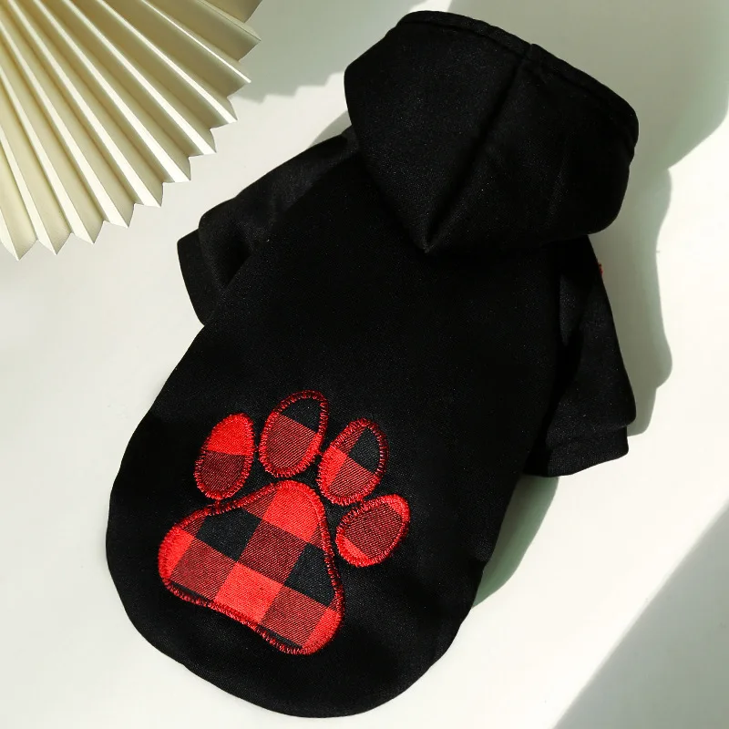 Manteau Réversible à Carreaux Chien Grande Taille