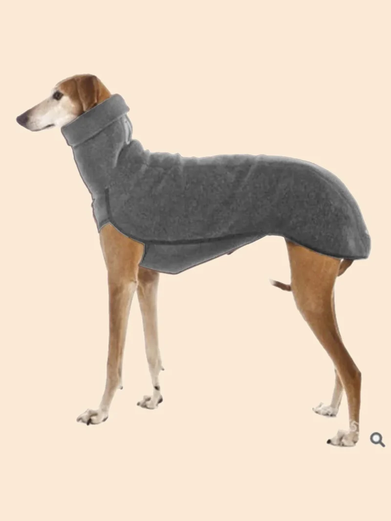 Manteau Lévrier Polaire Col Roulé Whippet Galgo