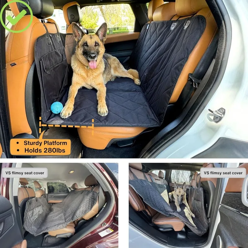 Hamac Voiture Chien Plateforme Rigide Jusqu'à 127 kg