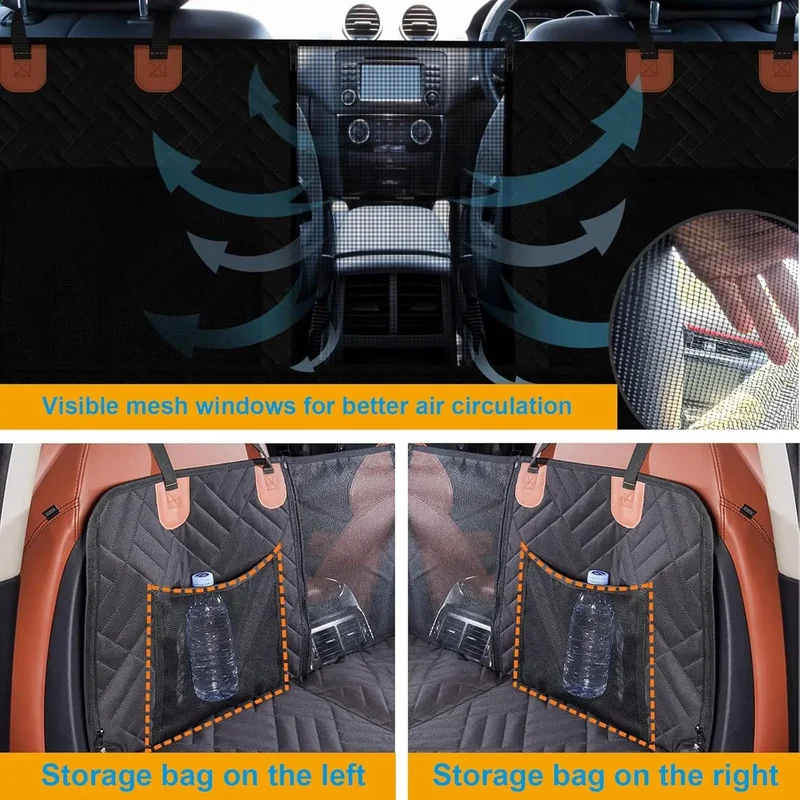 Protection Siège Voiture Chien avec Plateforme Extensible